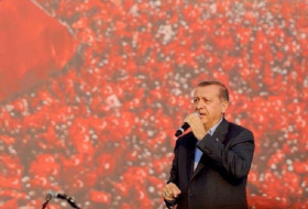 Erdoğan spricht auf Kundgebung: „Wir sind Türken, wir sind Kurden“